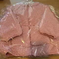 新品 UNIQLO ベビー ボアフリースパーカー ジャケット 90 ピンク