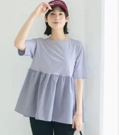 クルーネックドッキングカットソーのサムネイル