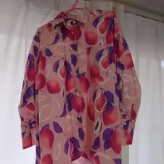 PS Paul Smith 長袖シャツ フルーツ柄 ピンク 38のサムネイル