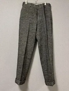 J.PRESS WOOL/LINEN TWEED SLACKS 30