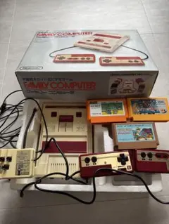 ファミリーコンピュータ 本体　コントローラー2 カセット3