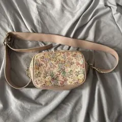 Maison de FLEUR花柄ショルダーバッグ