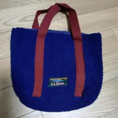 L.L.Bean ネイビー フリース トートバッグ