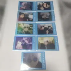 呪術廻戦 ぱしゃこれ 懐玉・玉折 クリアver 9枚セット 五条 夏油