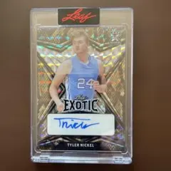 7枚限定 Tyler Nickel Leaf Exotic 直筆サインカード