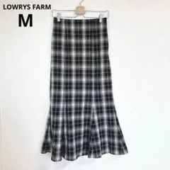 【ローリーズファーム】ロングスカート マーメイド ガーリー カジュアル チェック