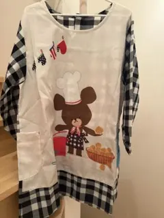 ＊新品・未使用＊くまのがっこう　保育士エプロン　スモック　割烹着