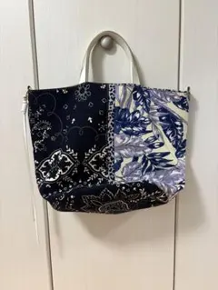 manipuri トートバッグ バンダナ柄のサムネイル