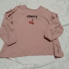 チェリープリント 長袖カットソー 110
