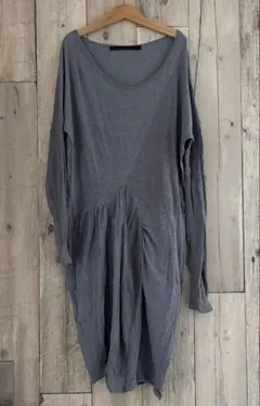 ARCHI ライトブルー　長袖 Tシャツ カットソー　ワンピース