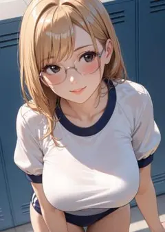 月瀬 A0567 体操服 ブルマ A4 ポスター オリジナル アニメ イラスト