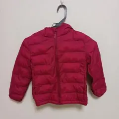 ユニクロ　ダウン　キッズ 　120　赤