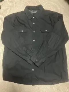 値下げ‼️Leeの起毛ボア付きシャツジャケットブラックXL