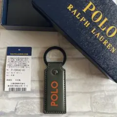新品 POLO RALPH LAUREN キーホルダー ダークグリーン