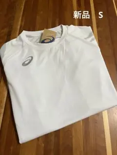 新品　ASICS ドライフィット長袖シャツ ブリリアントホワイト