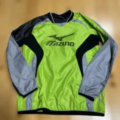 Mizuno ピステウィンドブレーカー 蛍光グリーン　Mサイズ