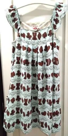 Emily Temple cute キャミワンピース 新品 くまチョコ柄 - メルカリ