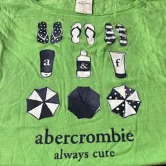 アバクロ　半袖　Tシャツ 緑　グリーン　アバクロンビー&フィッチ
