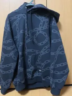 XLARGE チェーンパターン パーカー ブラック