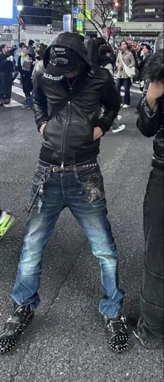 long length remake denim rickowens - メルカリ
