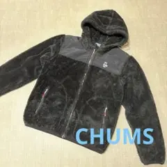 CHUMS フリースジャケット ボアパーカー ブラック M