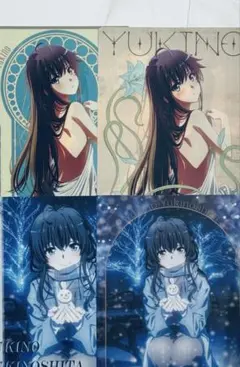 送料無料☆バラ売可5枚組雪乃A4クリアファイル俺ガイルやはり俺の青春