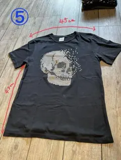 ZARA スカルデザイン Tシャツ