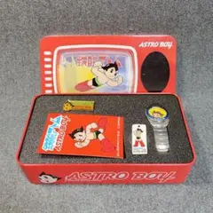 ASTRO BOY 鉄腕アトム 缶入り 腕時計 ピンバッジ ステッカー 鉄腕アトム ASTRO BOY ウォッチ 手塚治虫 腕時計 - メルカリ