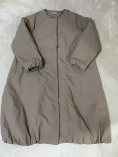 紅*姫様 ベージュ 中綿　ロングコート
