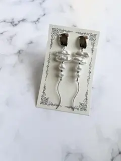 パールビーズイヤリング