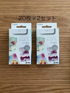 2箱】ミニフォトプリンター iNSPiC専用ZINKフォトペーパー 20枚 - メルカリ