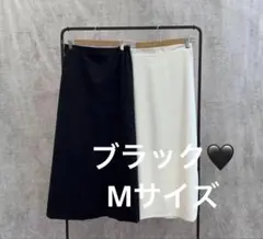 linoluce×megumiコラボ　サテンタイトスカート Mサイズ　しまむら