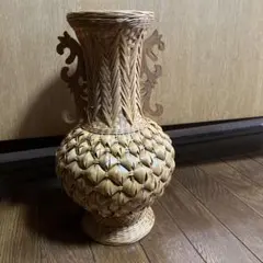 竹細工 花籠 籠花入 竹編み 工芸品