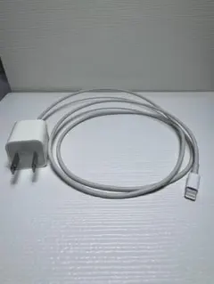 Apple USB充電器 5V/1A ホワイト　ケーブル付