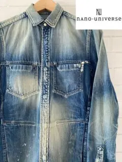 nano・universe(ナノ・ユニバース)デニムシャツ
