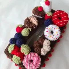 ボックスティッシュカバー　ハンドメイド