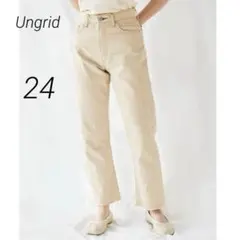 アングリッド Ungrid カットオフストレートデニム ジーンズ カジュアル 春