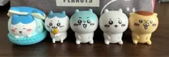 ちいかわ フィギュア 5体セットまとめ売り(ちいかわ・ハチワレ・くりまんじゅう)