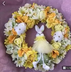 1点もの】花と果物のビタミンカラーリース ダッフィー＆シェリーメイ