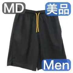 UNDER ARMOUR ショートパンツ ボトムス M 黒×オレンジ 春物