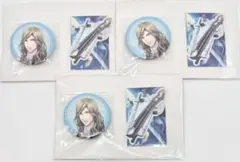 うたプリ　スターホログラム缶バッジ＆ステッカー3枚セット　カミュ