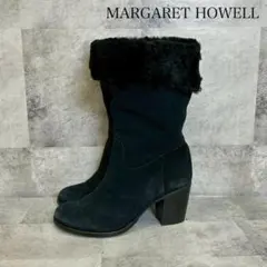 MARGARET HOWELL　ボア スウェードブーツ 日本製　24 RG537