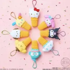 산리오 アイスクリームマスコット ハローキティ ウサハナ 2種