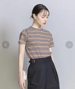 BEAUTY&YOUTH UNITED ARROWS マルチボーダー Tシャツのサムネイル