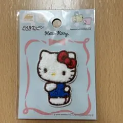 ハローキティ ワッペン アイロンワッペン　シール　アップリケ