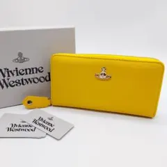 未使用保管品　ヴィヴィアンウエストウッド　長財布　イエロー