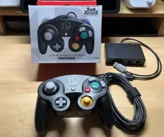 Nintendo GCコントローラー(純正品) 箱,接続タップ付き