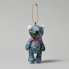 完売商品】モネ 睡蓮 デザイン クマ キーホルダー　ちりめんベア