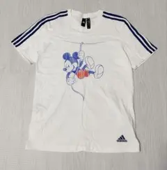 【美品　即日発送】adidas ミッキー　コラボTシャツ L　白　ディズニー