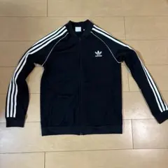 adidas ストライプ ブラック ジャージ 160